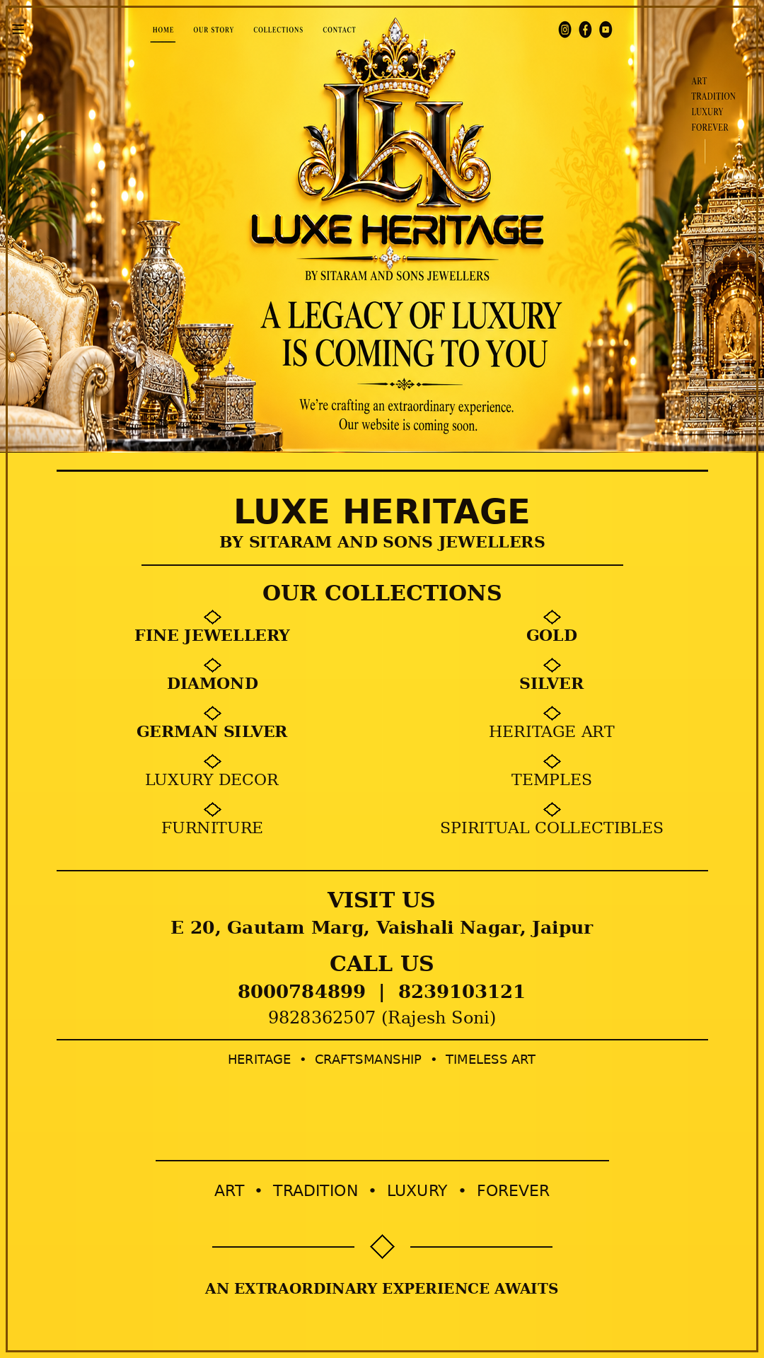 Luxe Heritage coming soon, Jaipur address and contact details